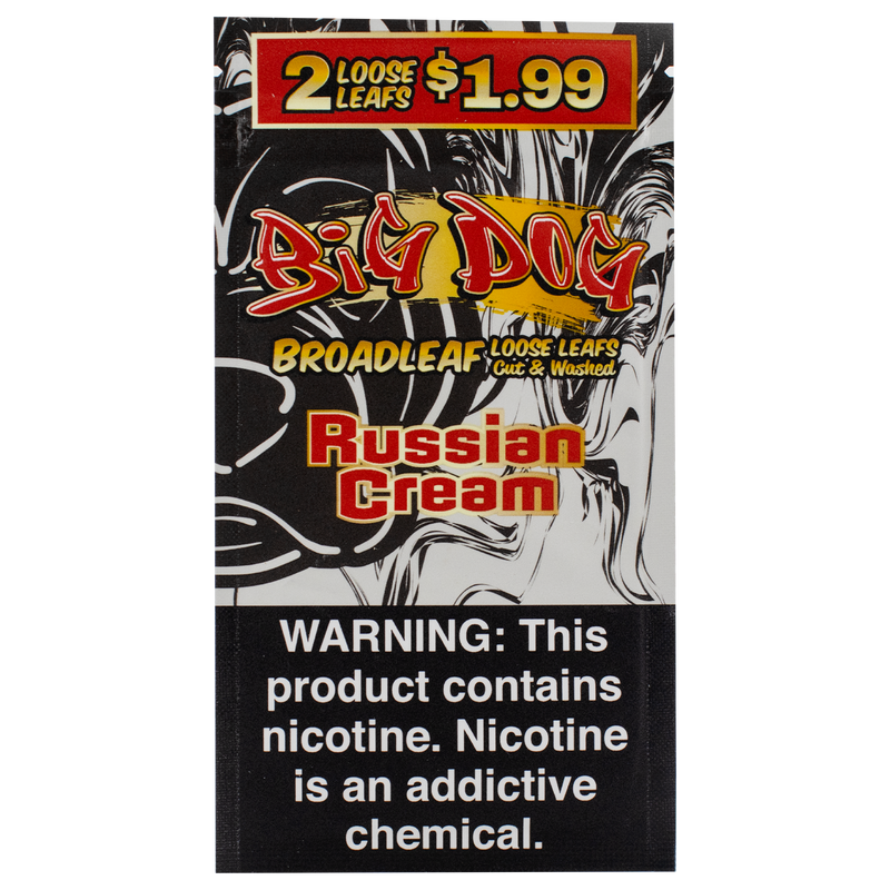 Russian Cream Big Dog 2X Pre Cut Loose Leaf