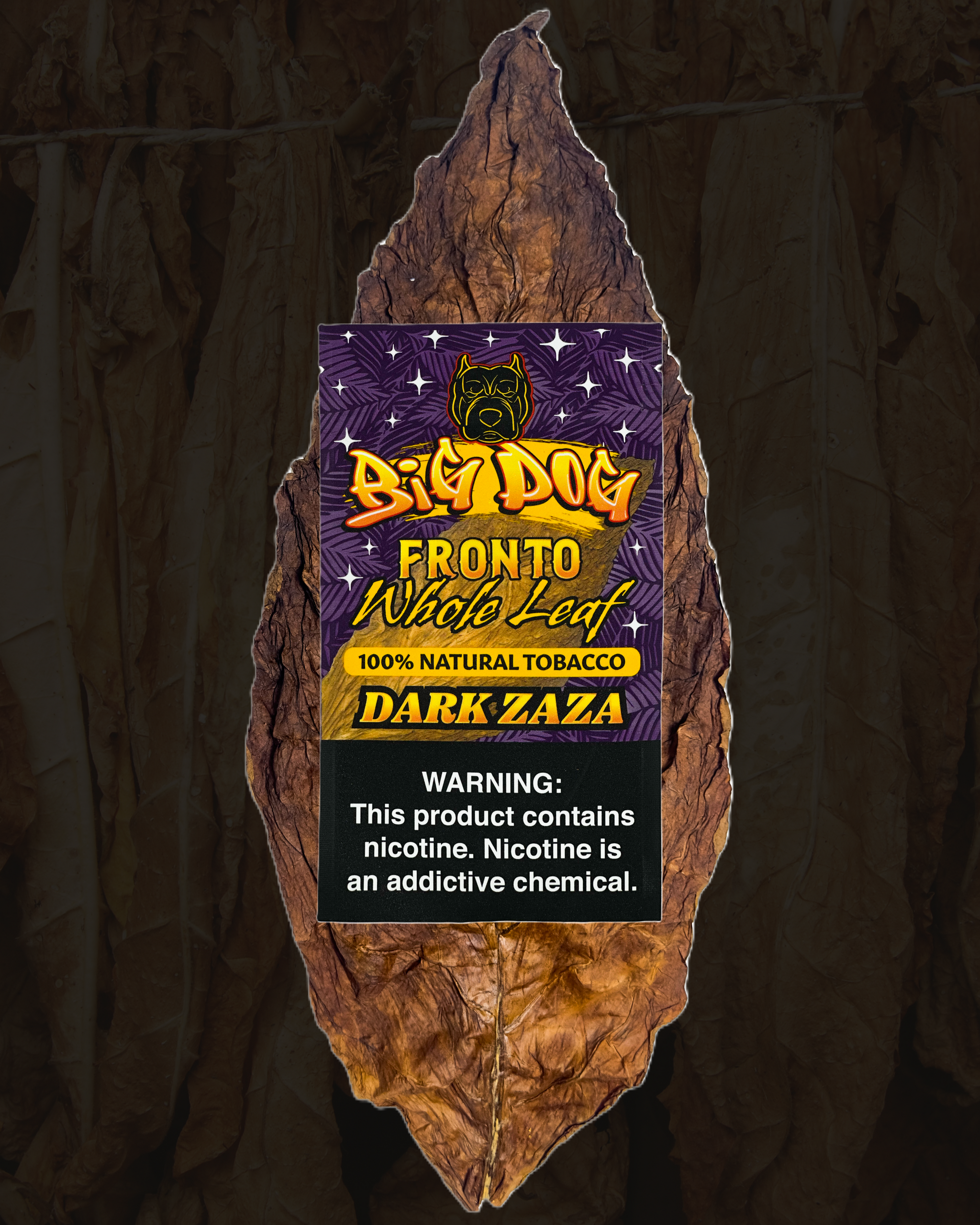 Dark Zaza – Whole Leaf Tobacco Leaves – 10 Pack | Big Dog Premium Dark Zaza – Whole Leaf Tobacco Leaves – 10 Pack | Big Dog Premium