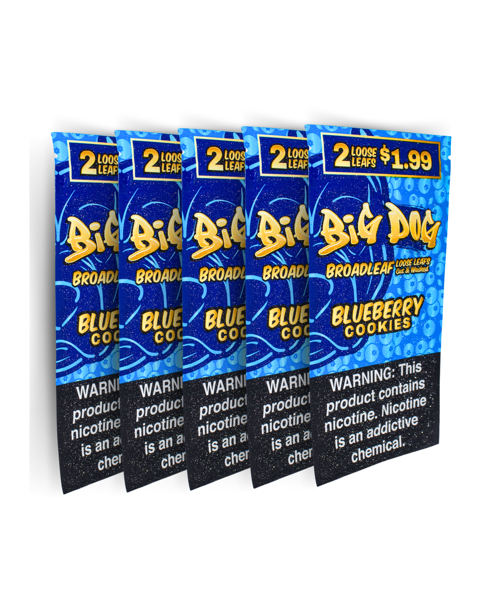 Blueberry Cookies – 2X Pre-Cut Leaf Wraps