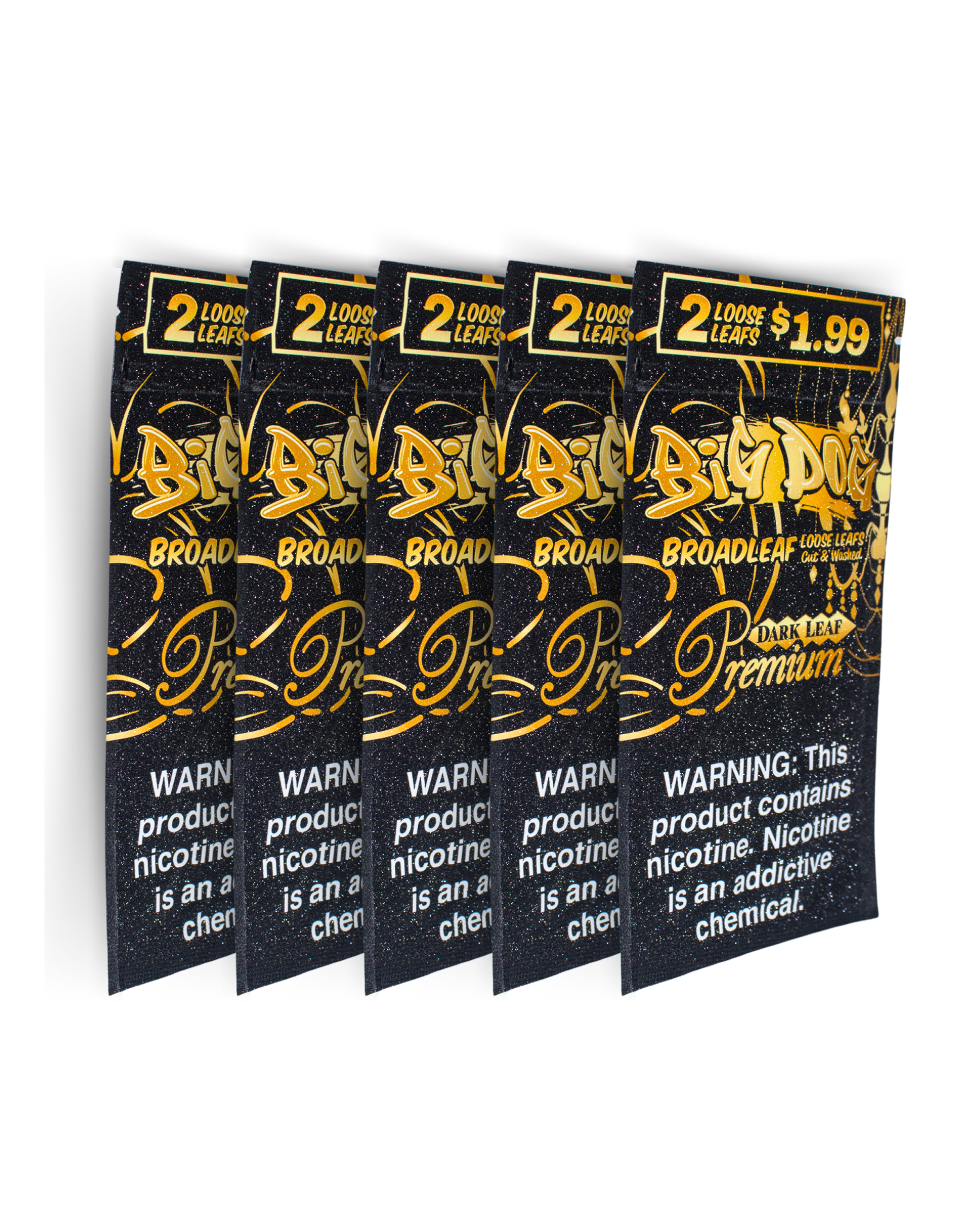 Premium Dark – 2X Pre-Cut Leaf Wraps
