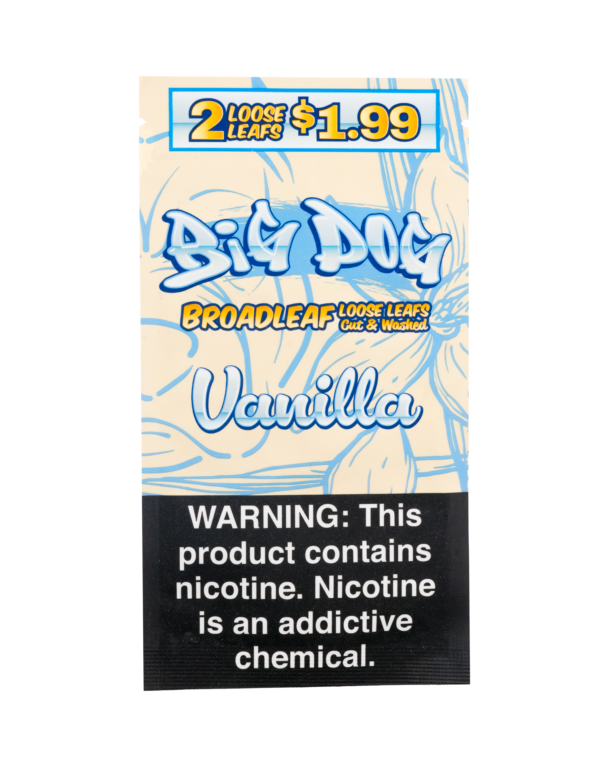 Vanilla – 2X Pre-Cut Leaf Wraps