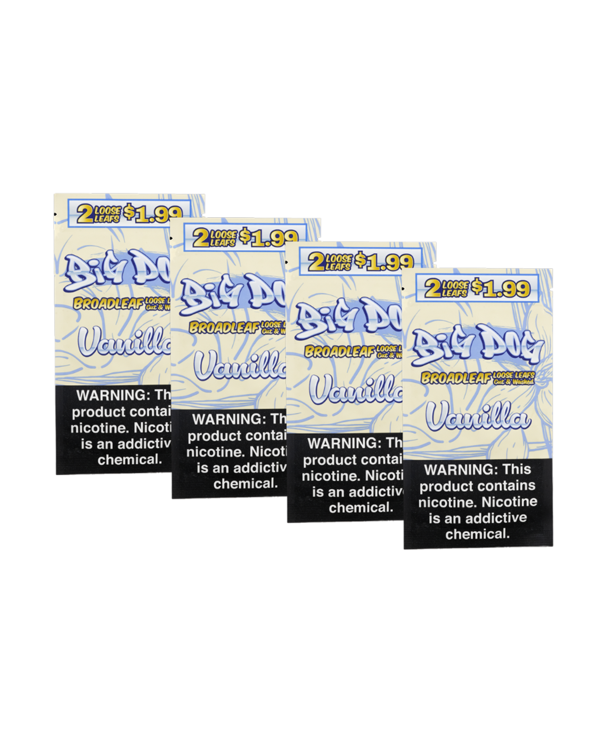 Vanilla – 2X Pre-Cut Leaf Wraps