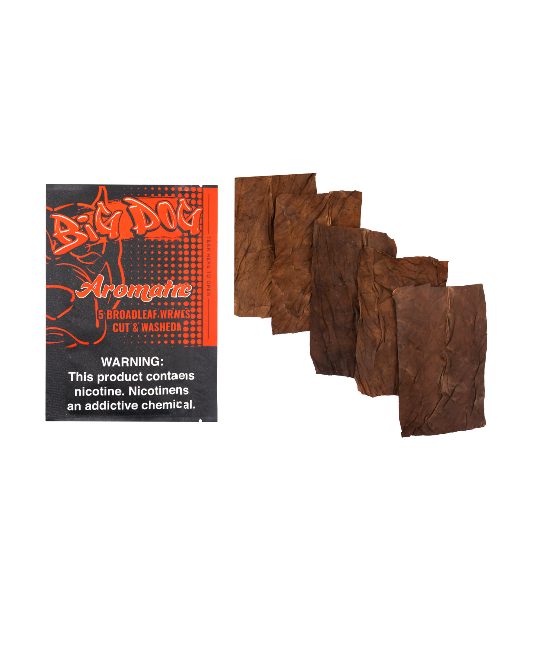 Aromatic (Sweet) – 5X Pre-Cut Loose Leaf Wraps