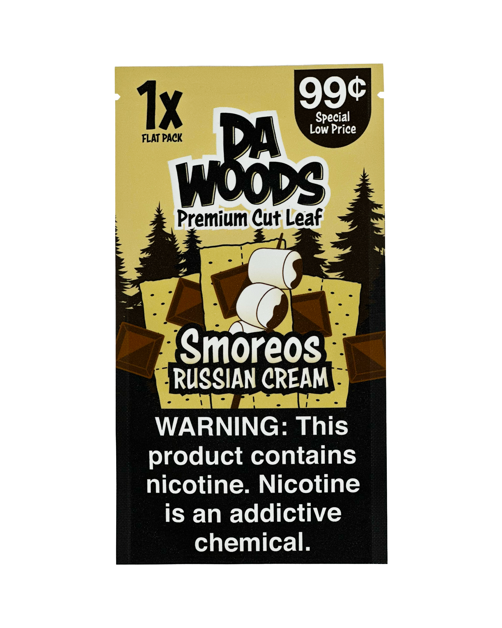 Smores Russian Cream – Da Woods Pre-Cut Loose Leaf