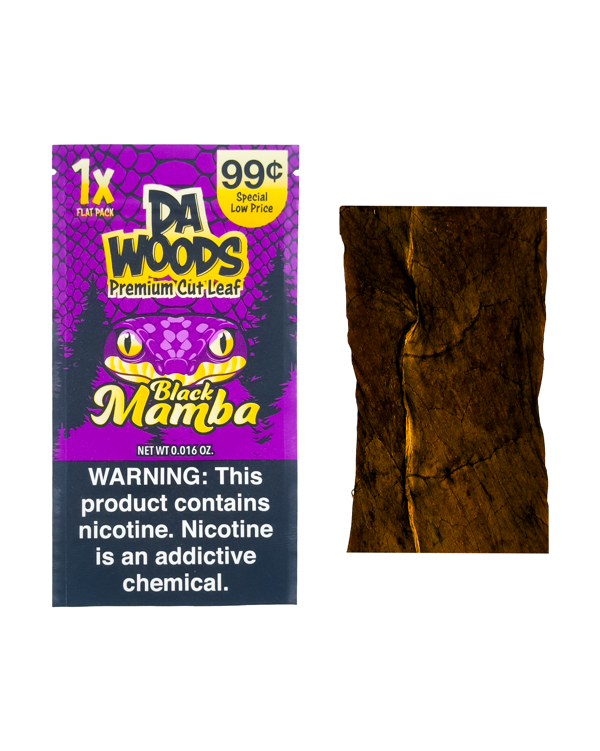 Black Mamba – Da Woods Pre-Cut Loose Leaf