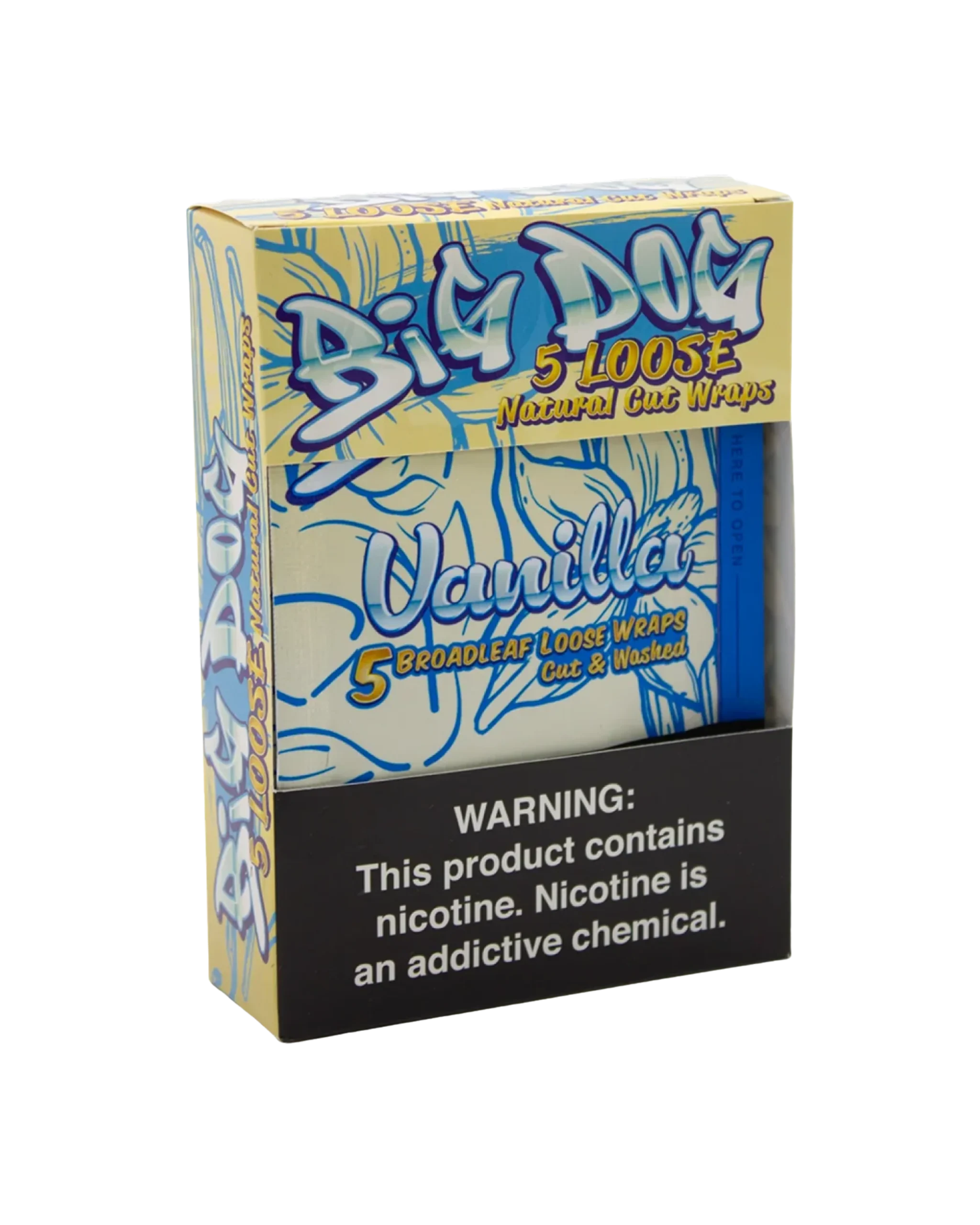 Vanilla β 5X Pre-Cut Loose Leaf Wraps