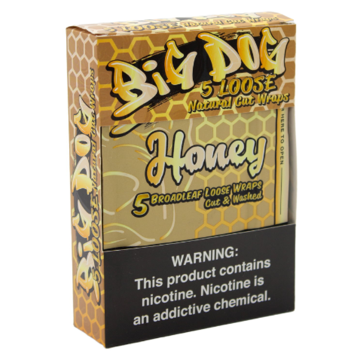 Honey – 5X Pre-Cut Loose Leaf Wraps
