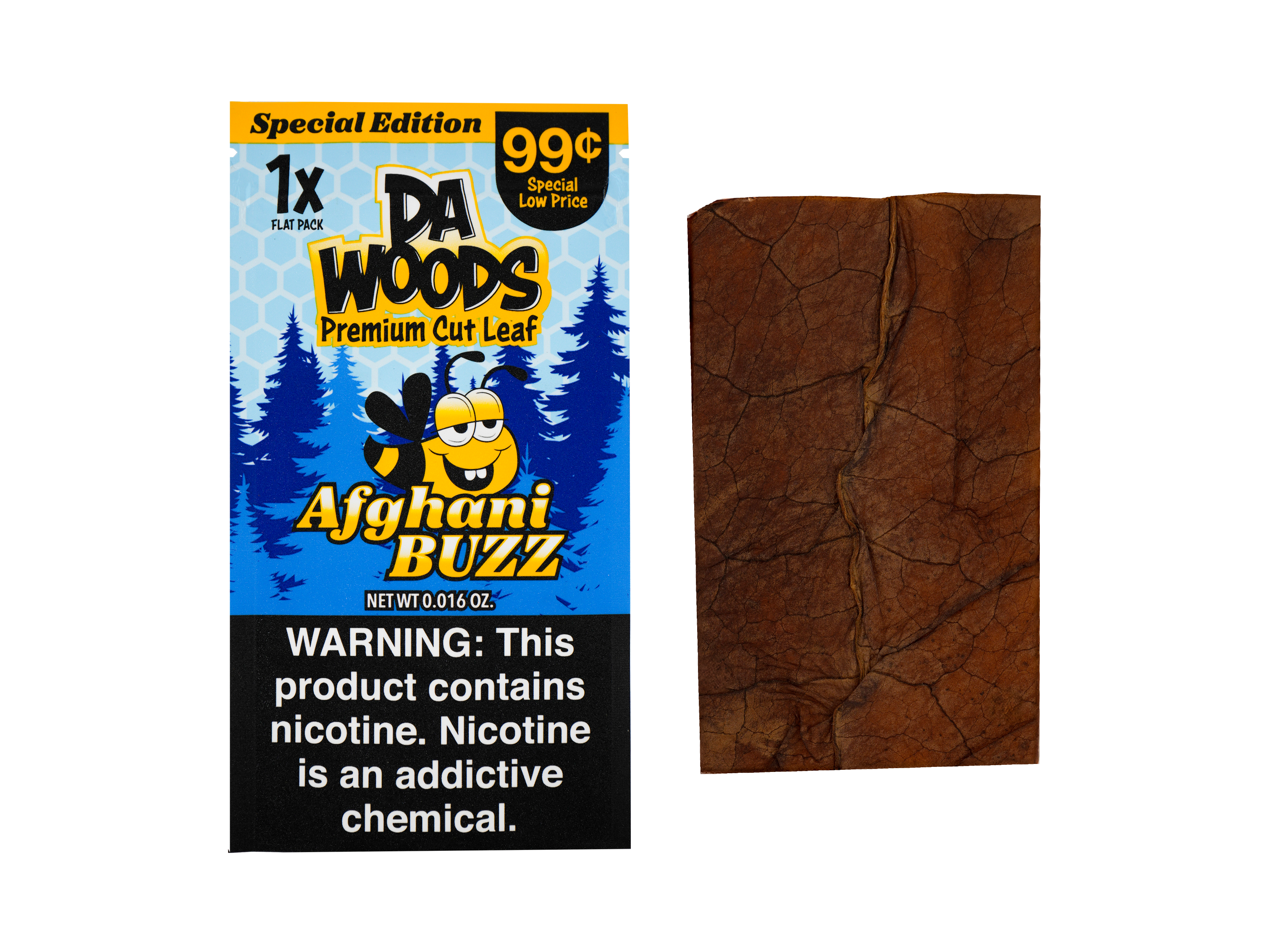 Afghani Buzz – Da Woods Pre-Cut Loose Leaf
