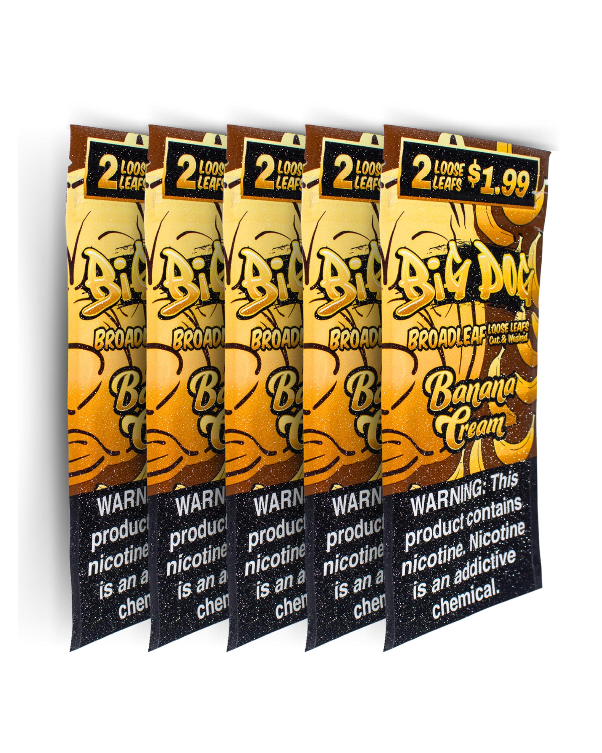 Banana Cream – 2X Pre-Cut Leaf Wraps