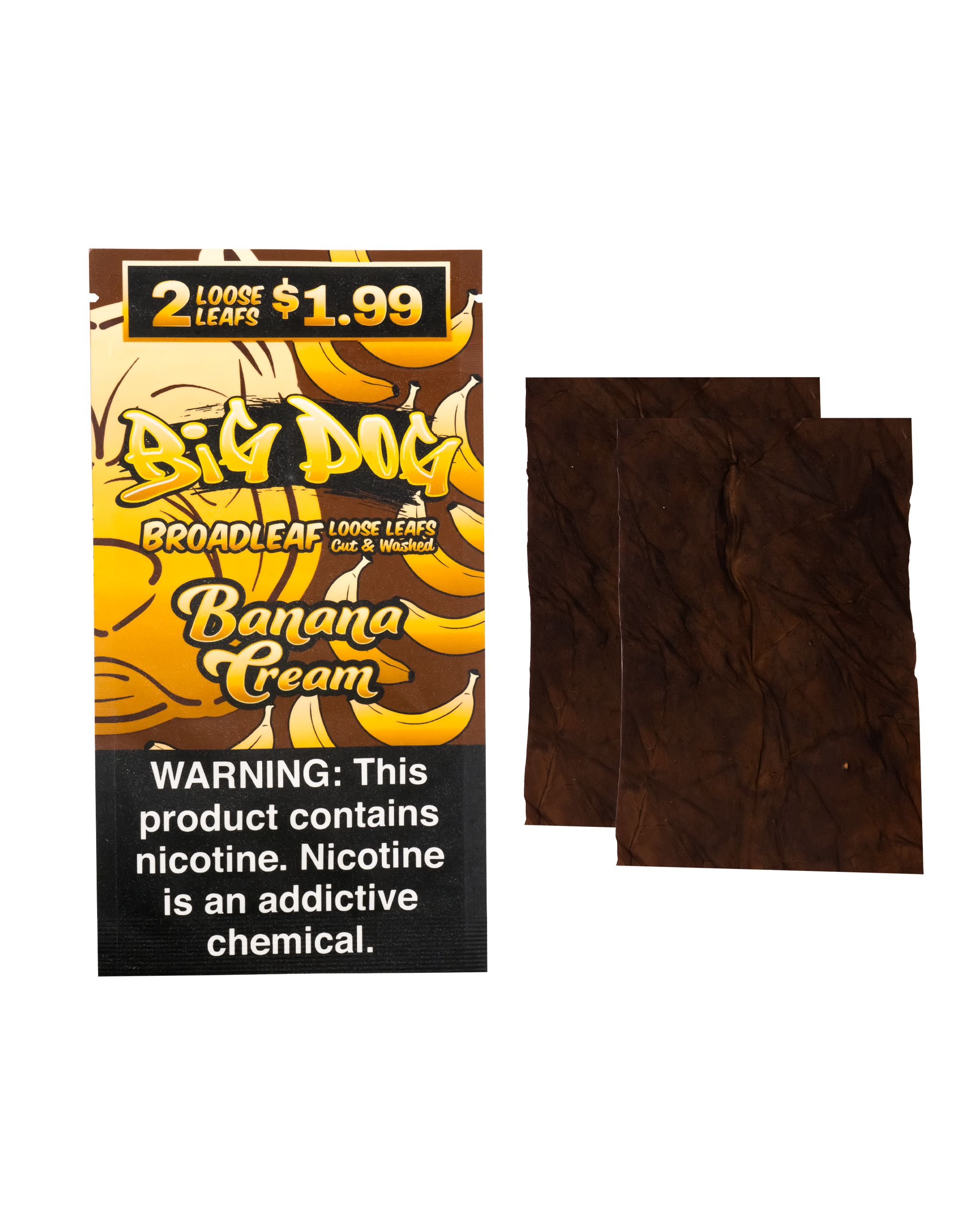 Banana Cream – 2X Pre-Cut Leaf Wraps