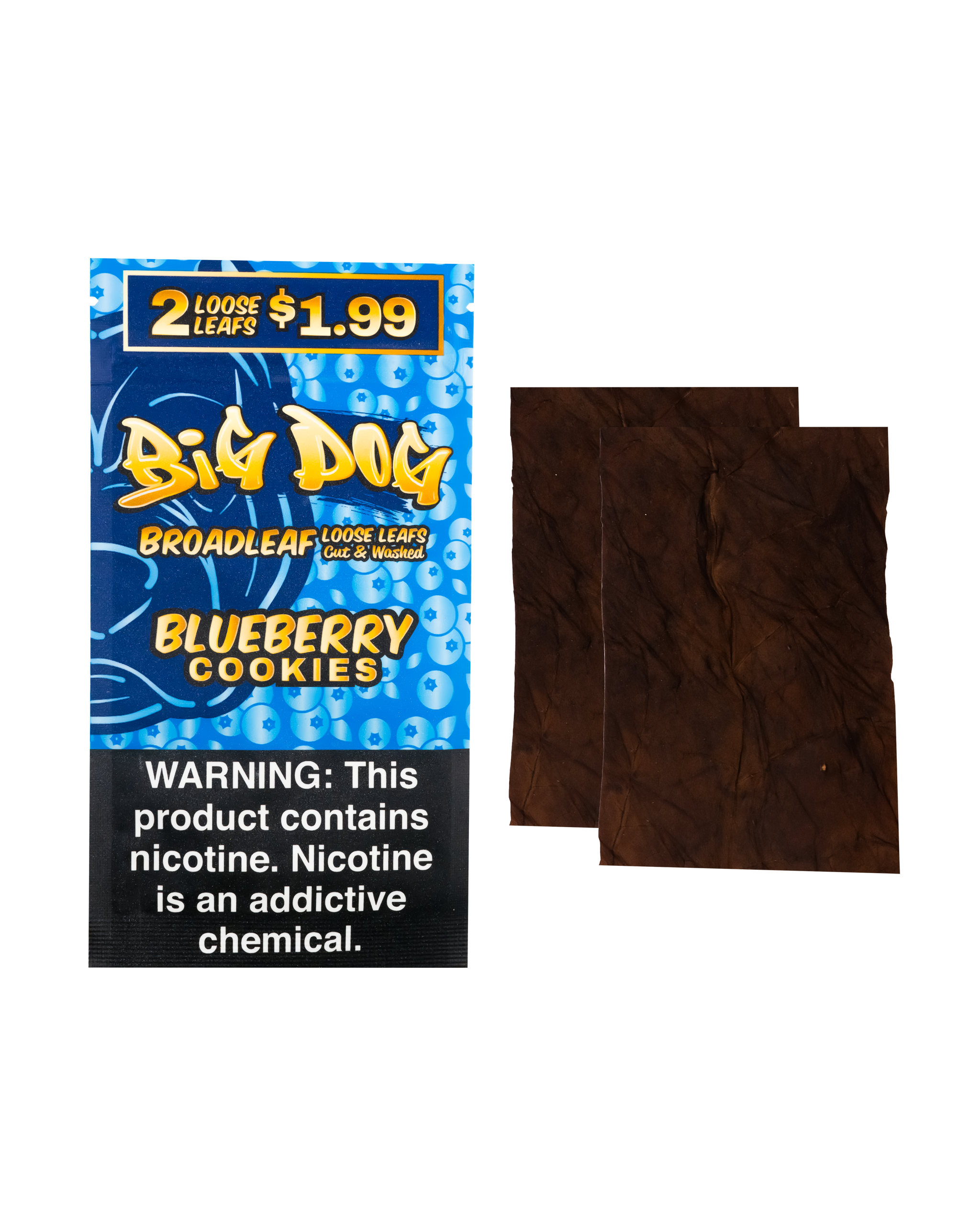 Blueberry Cookies – 2X Pre-Cut Leaf Wraps