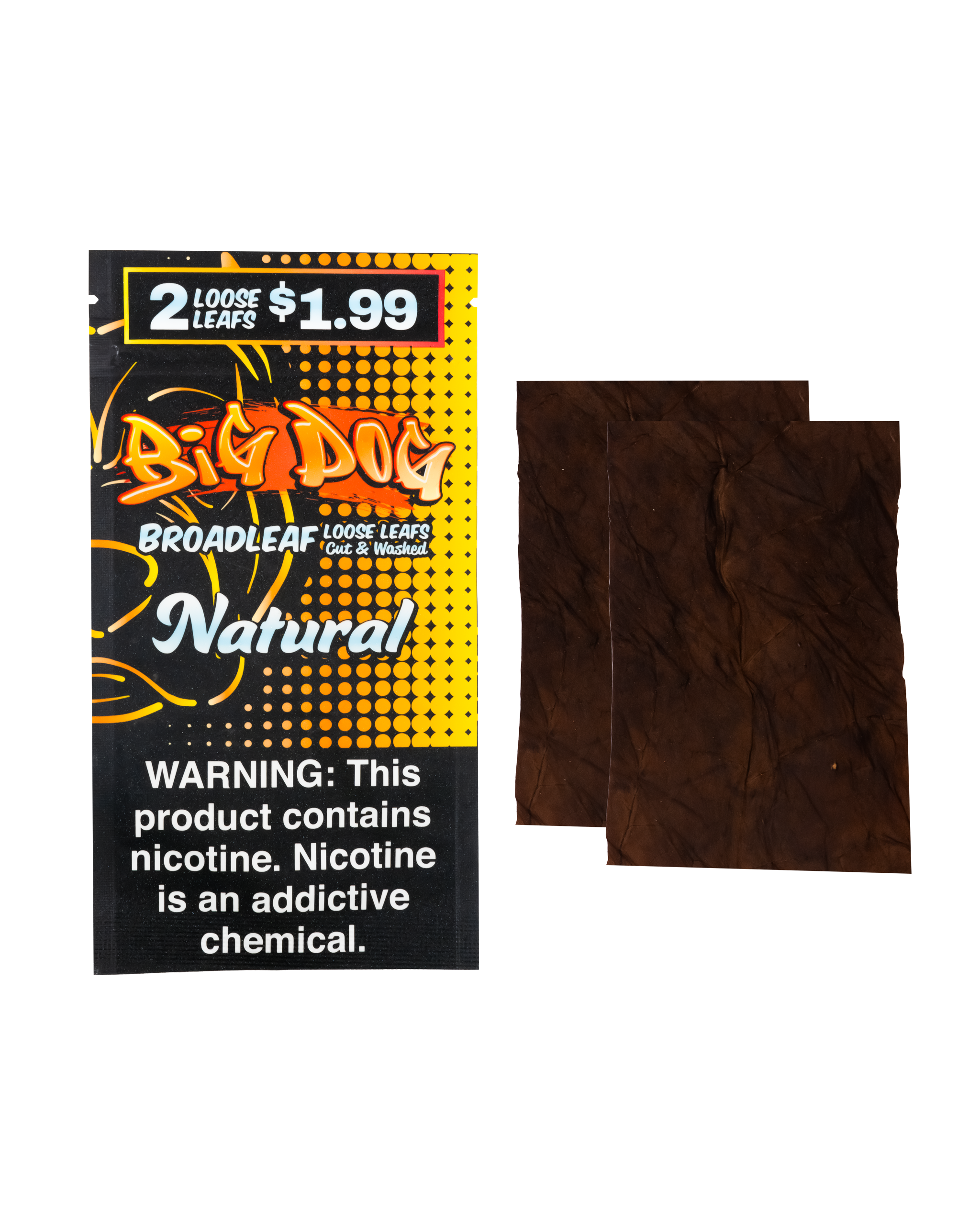 Natural – 2X Pre-Cut Leaf Wraps
