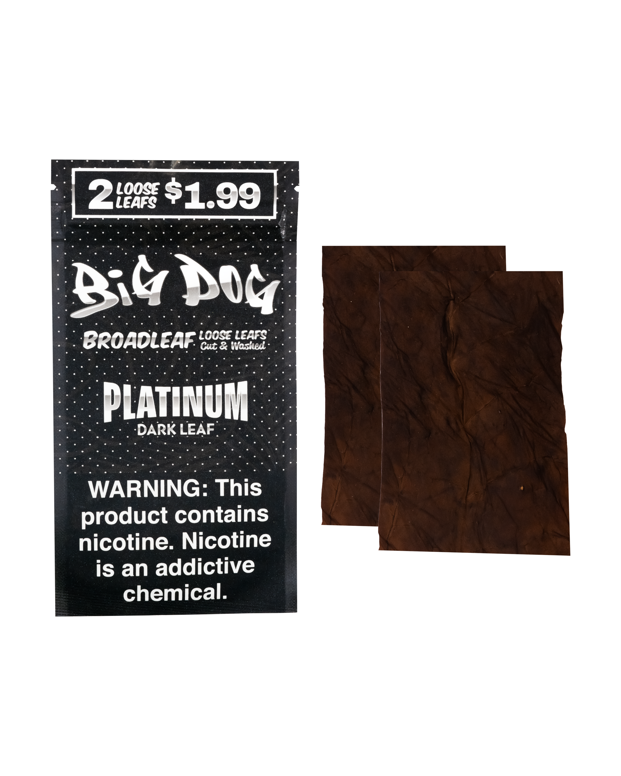 Platinum – 2X Pre-Cut Leaf Wraps
