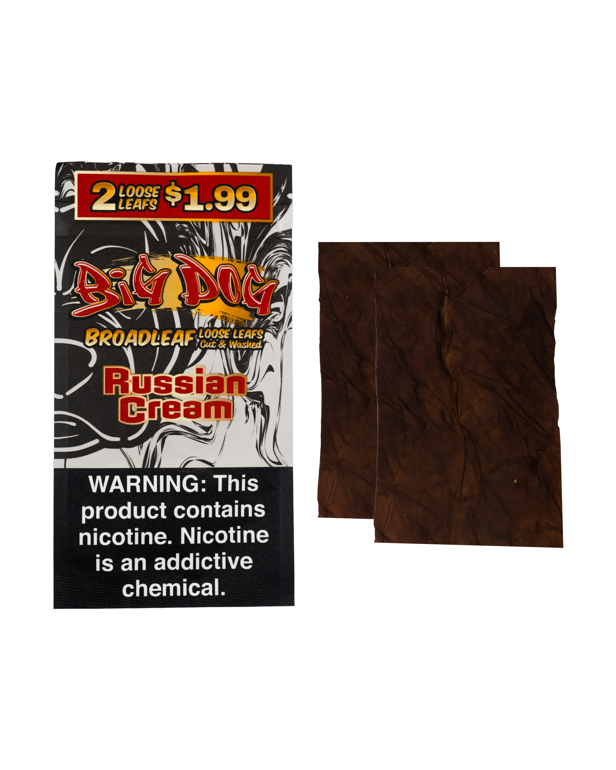 Russian Cream – 2X Pre-Cut Leaf Wraps