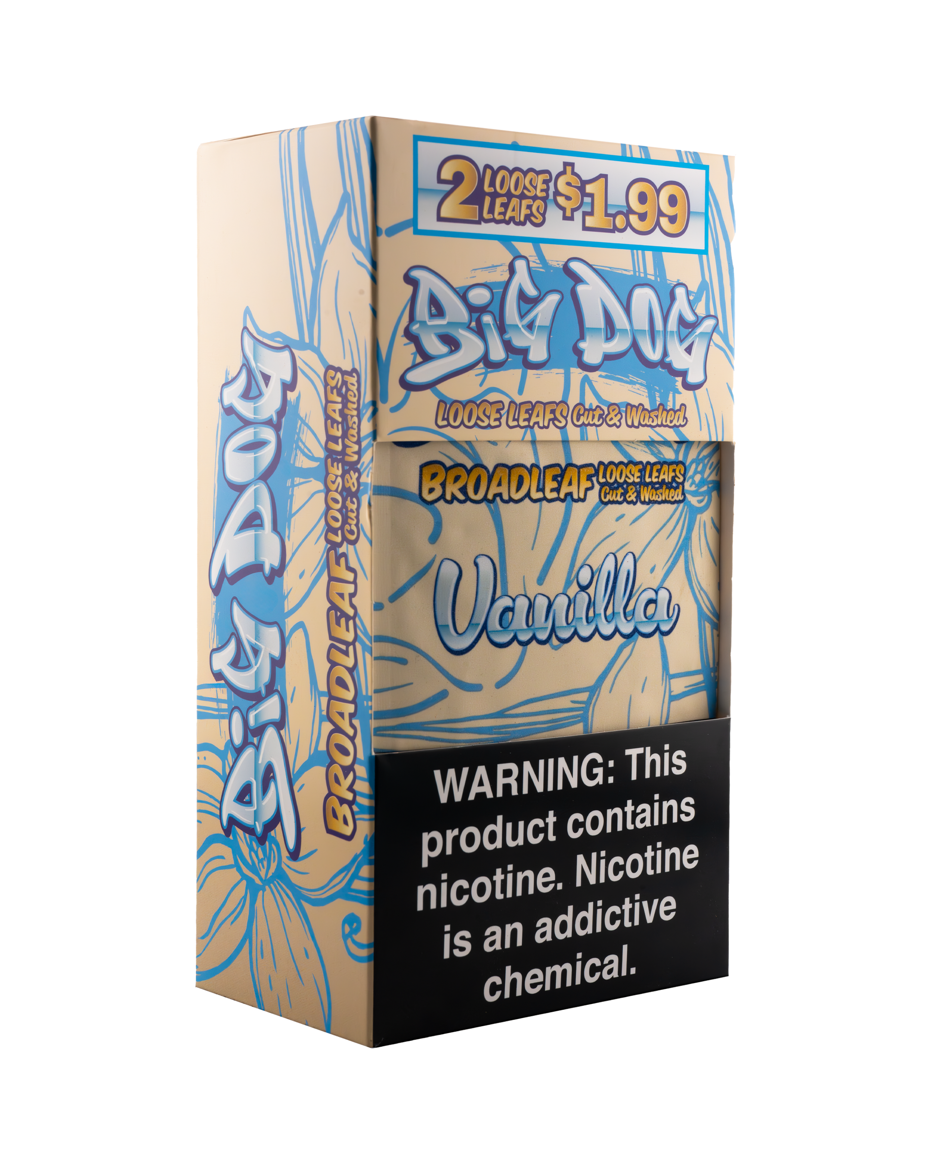 Vanilla – 2X Pre-Cut Leaf Wraps