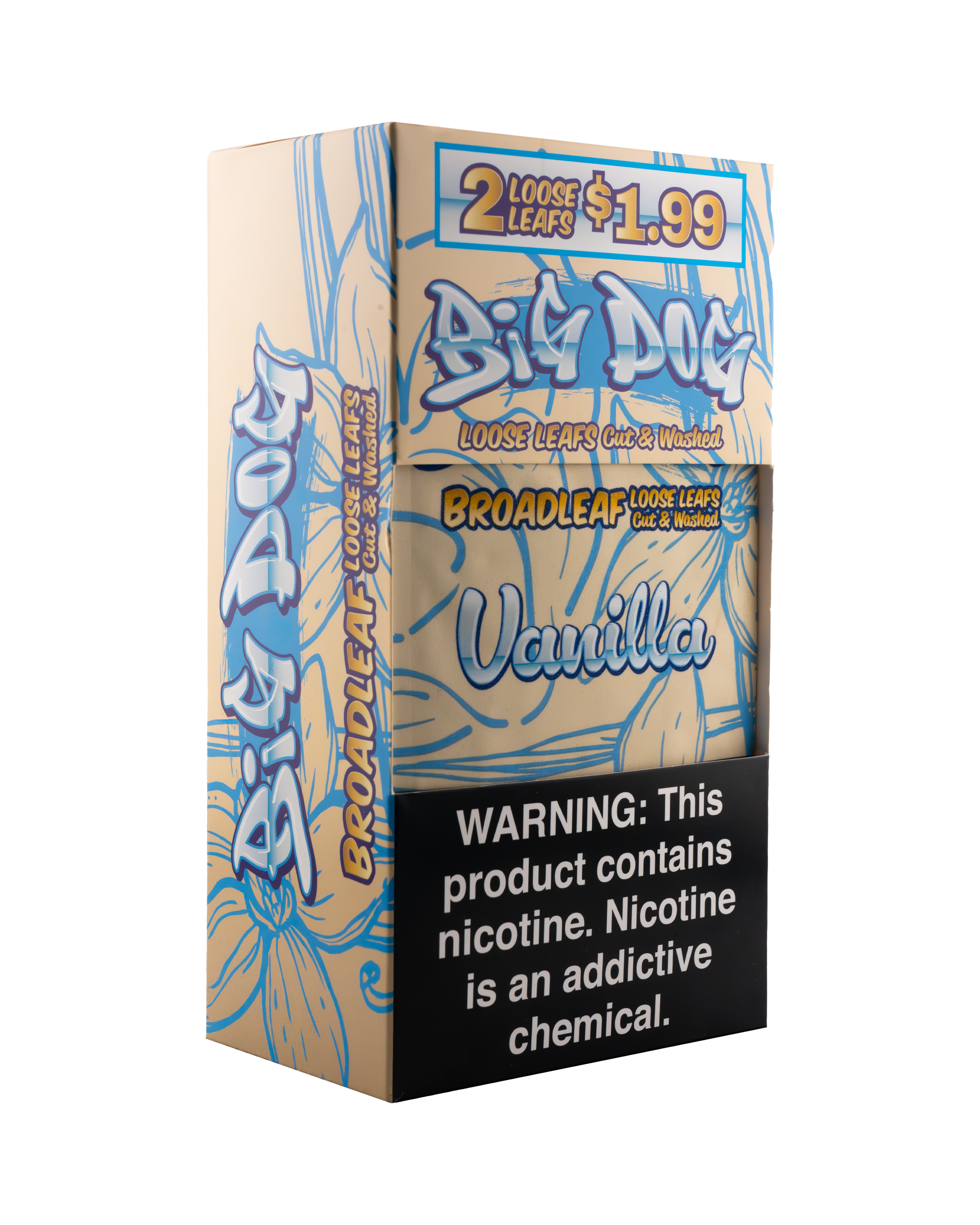 Vanilla – 2X Pre-Cut Leaf Wraps