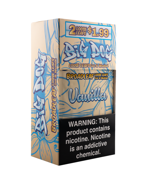 Vanilla – 2X Pre-Cut Leaf Wraps