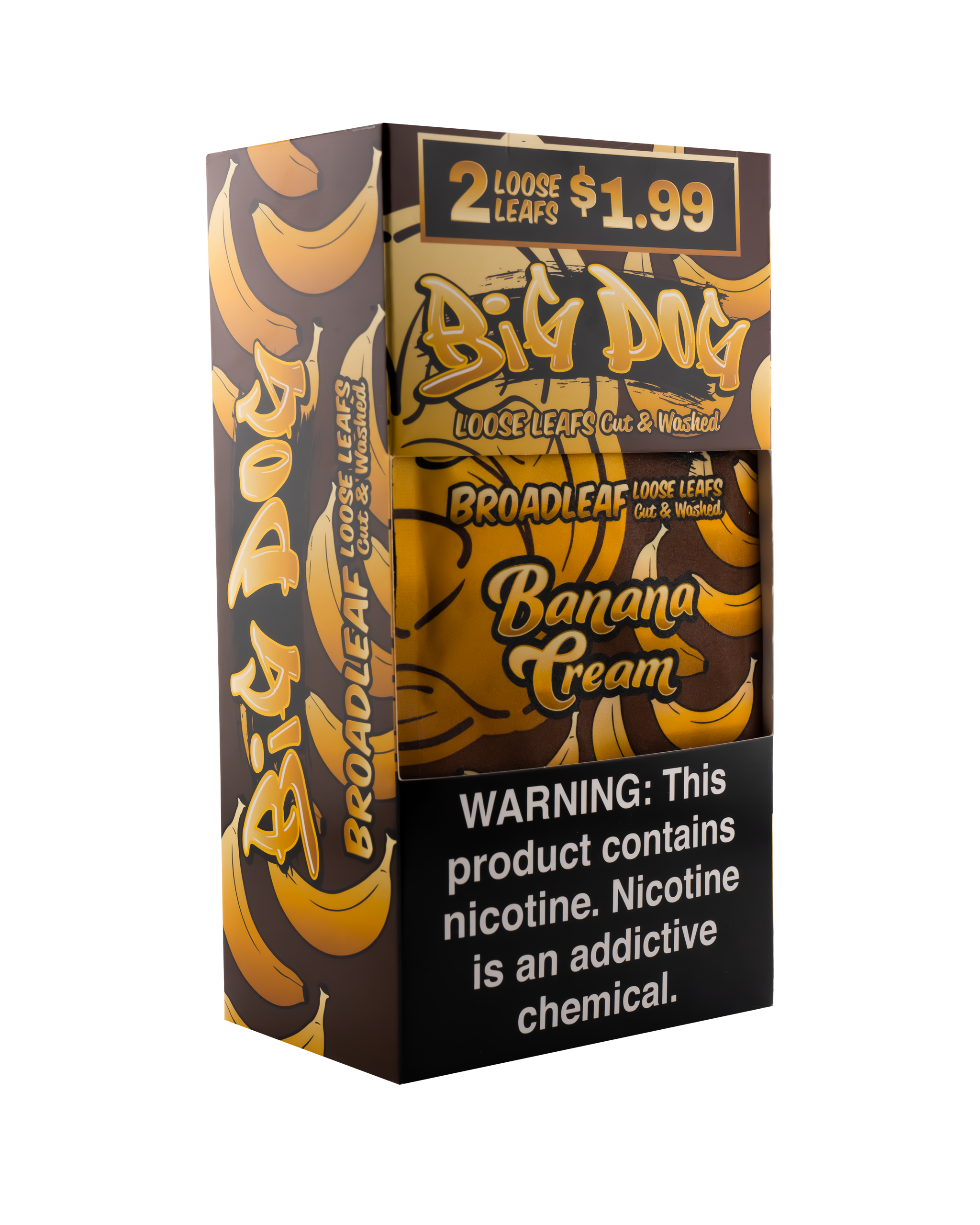 Banana Cream – 2X Pre-Cut Leaf Wraps