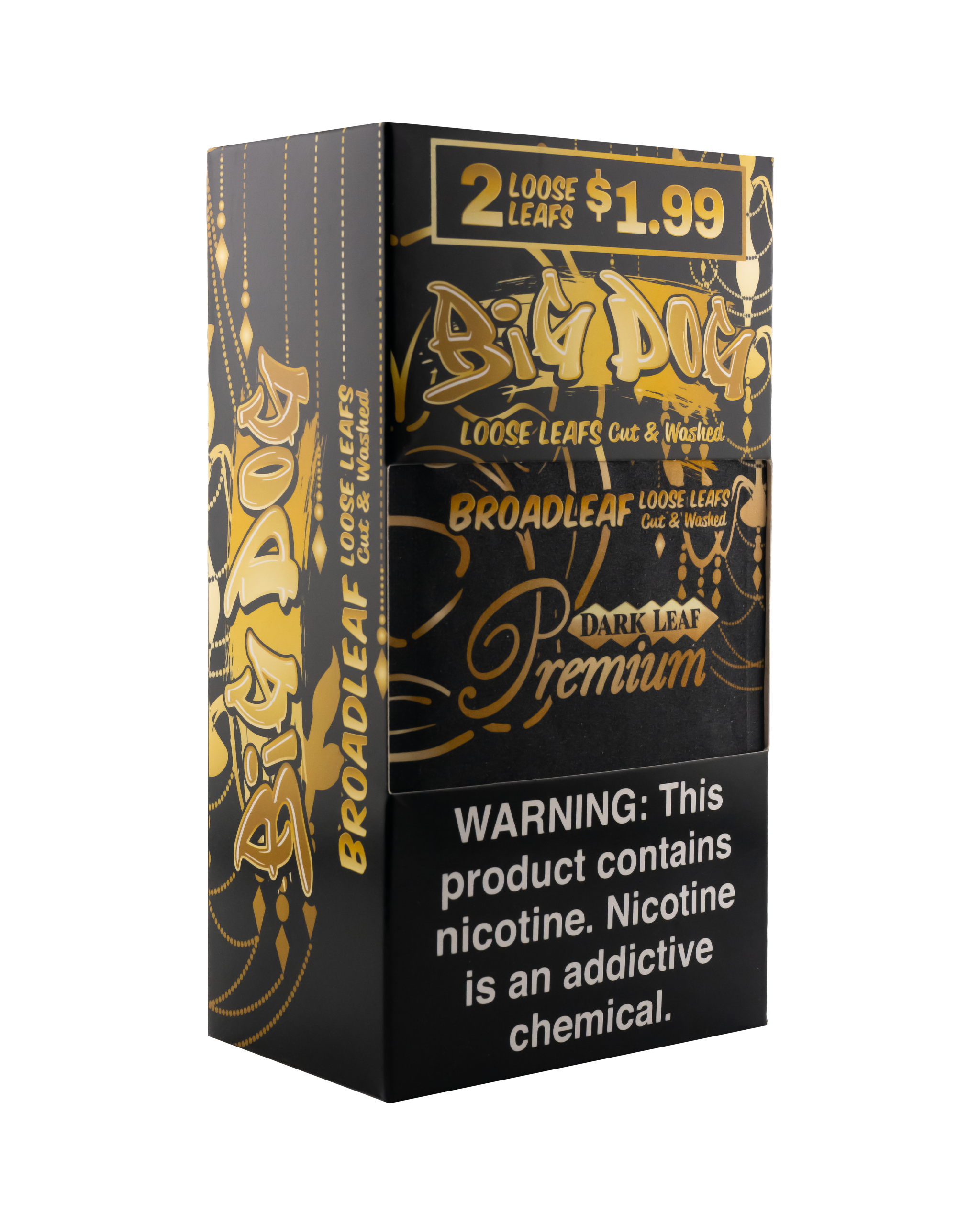 Premium Dark – 2X Pre-Cut Leaf Wraps