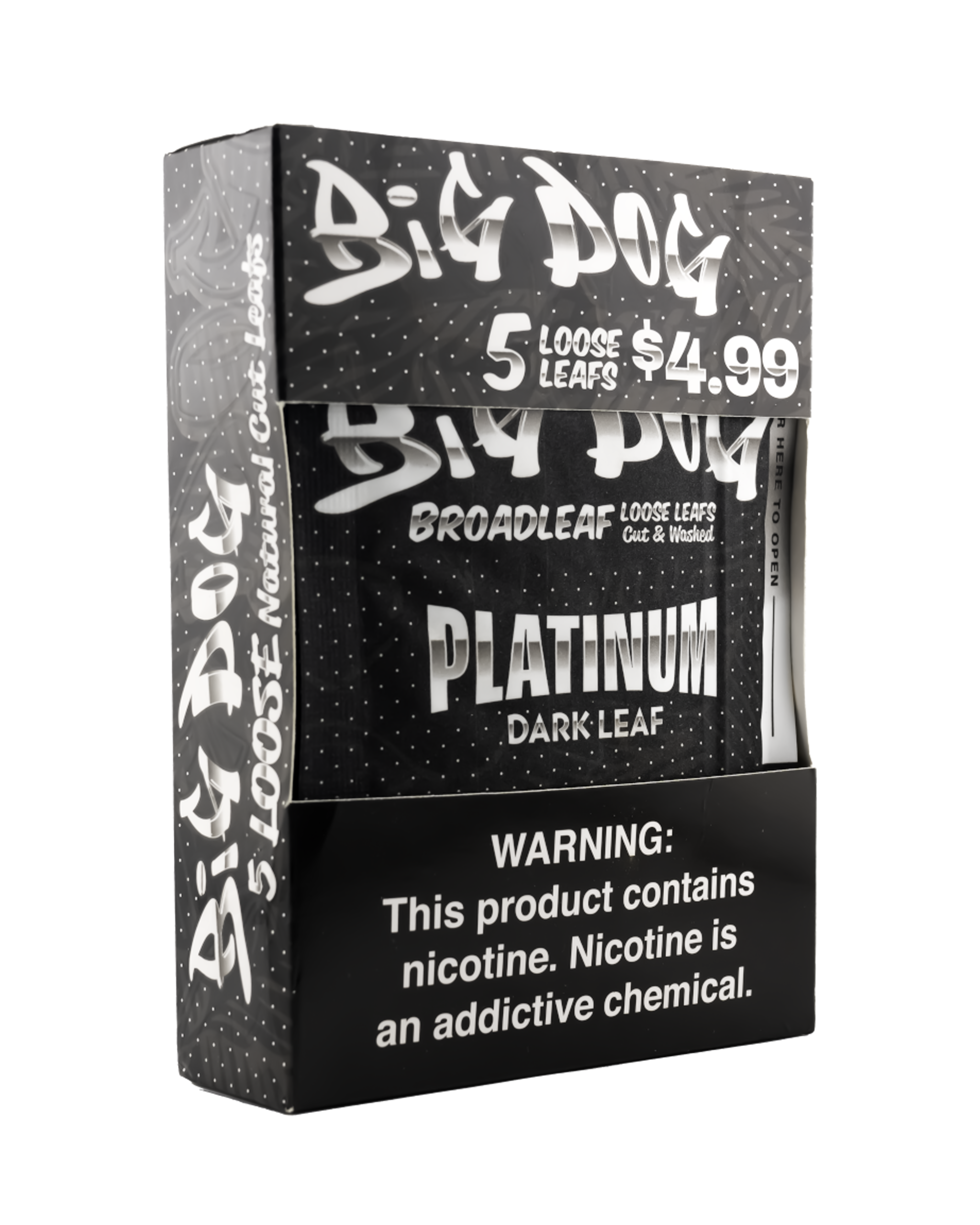 Platinum – 5X Pre-Cut Loose Leaf Wraps