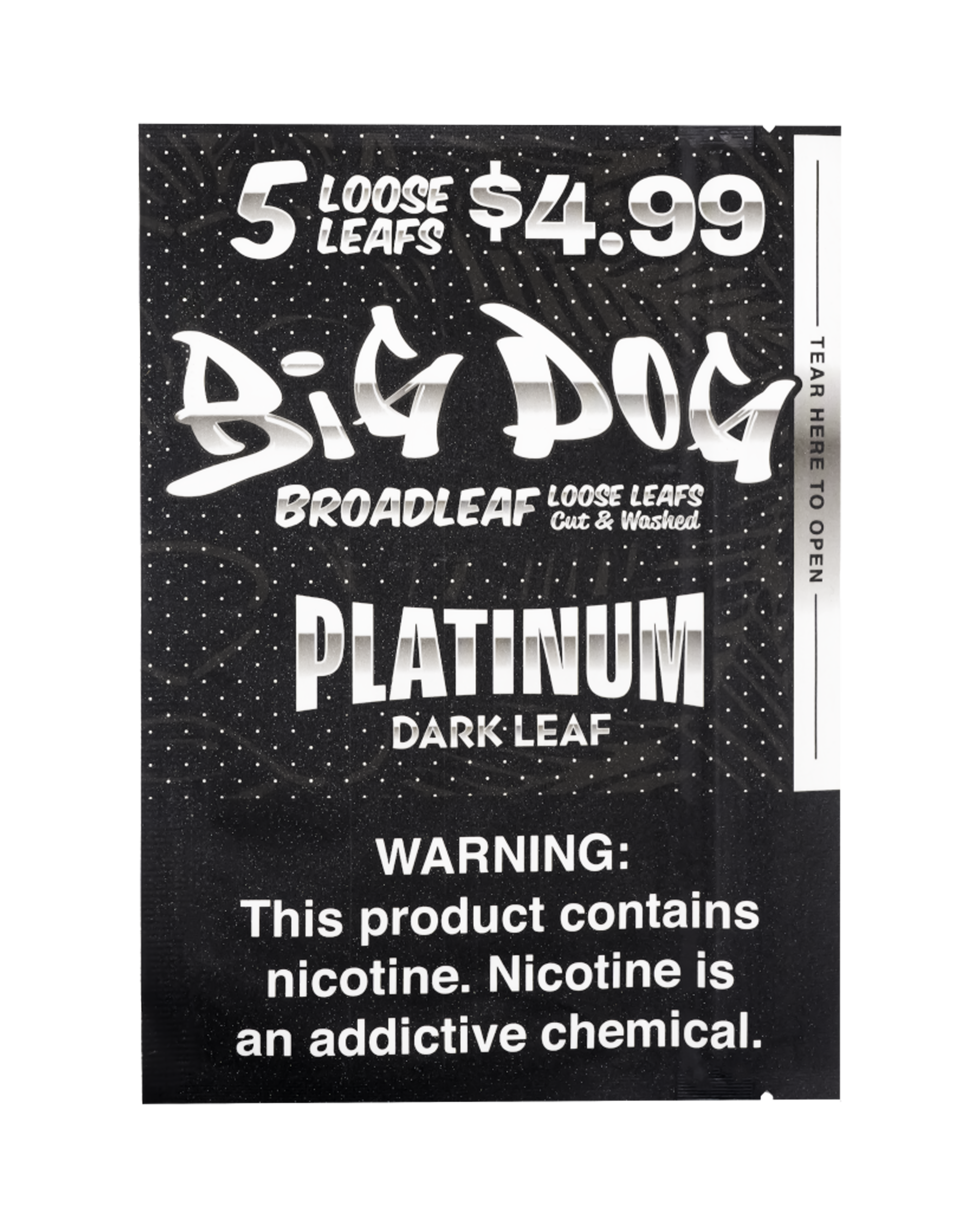 Platinum – 5X Pre-Cut Loose Leaf Wraps