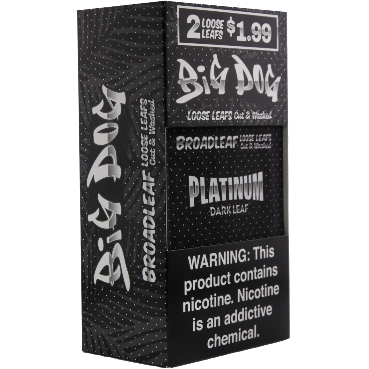Platinum Dark Big Dog 2X Pre Cut Loose Leaf