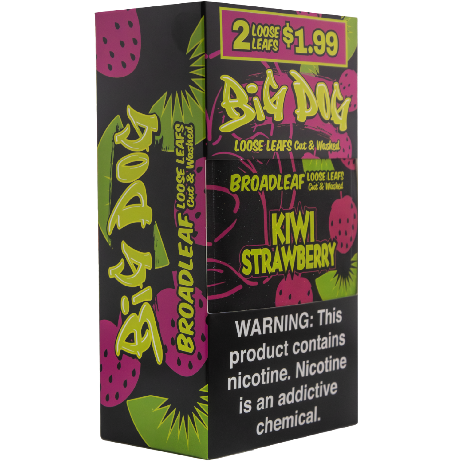 Kiwi Strawberry Big Dog 2X Pre Cut Loose Leaf