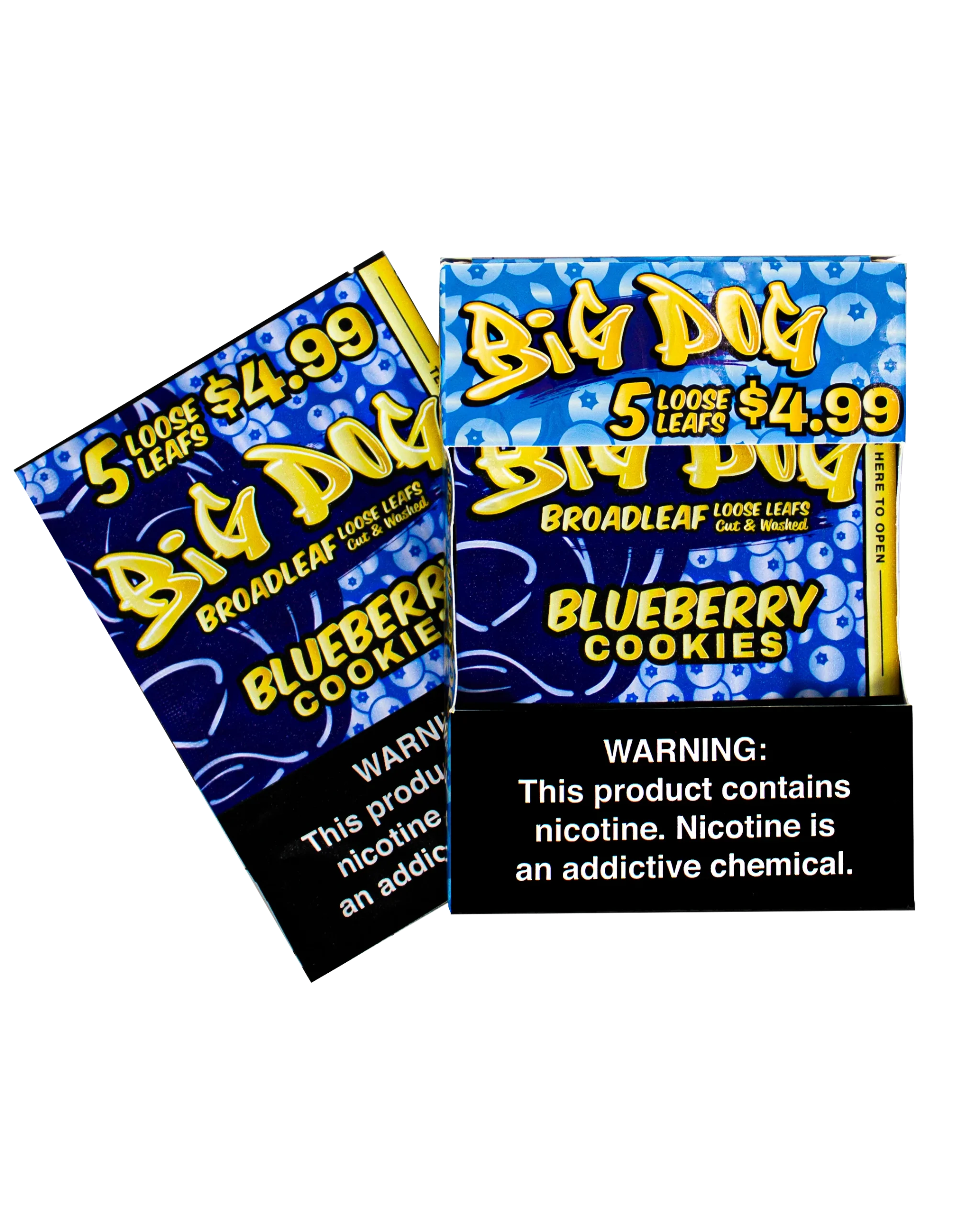 Blueberry Cookies – 5X Pre-Cut Loose Leaf Wraps