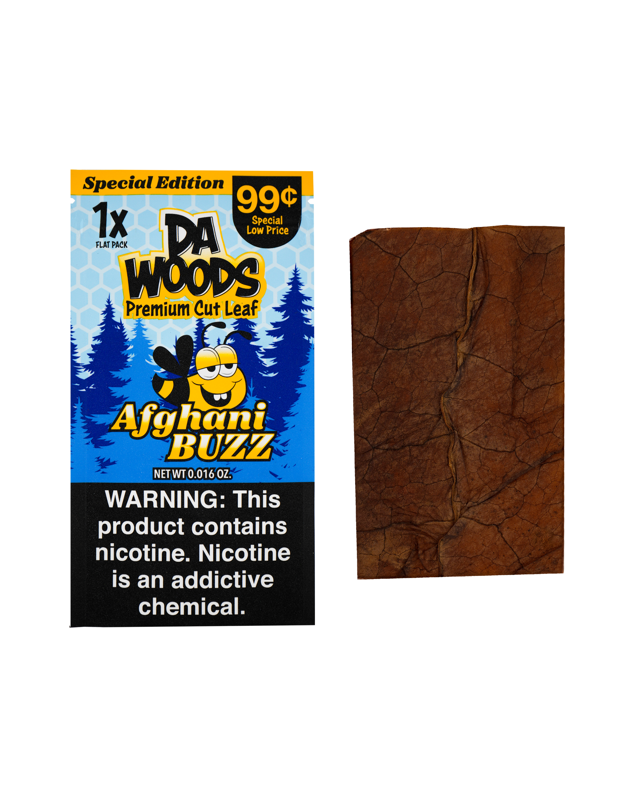 Afghani Buzz – Da Woods Pre-Cut Loose Leaf