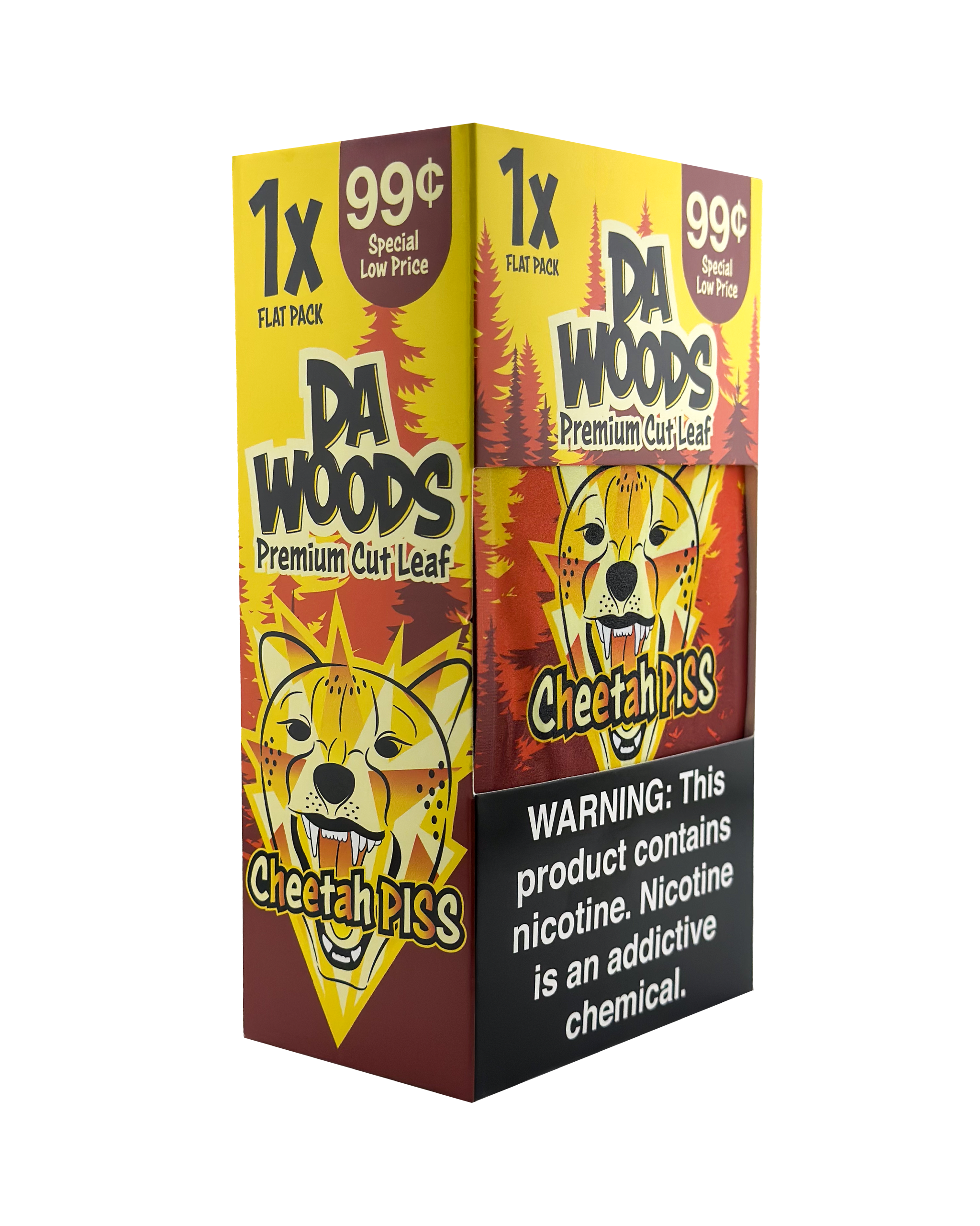 Cheetah Piss – Da Woods Pre-Cut Loose Leaf