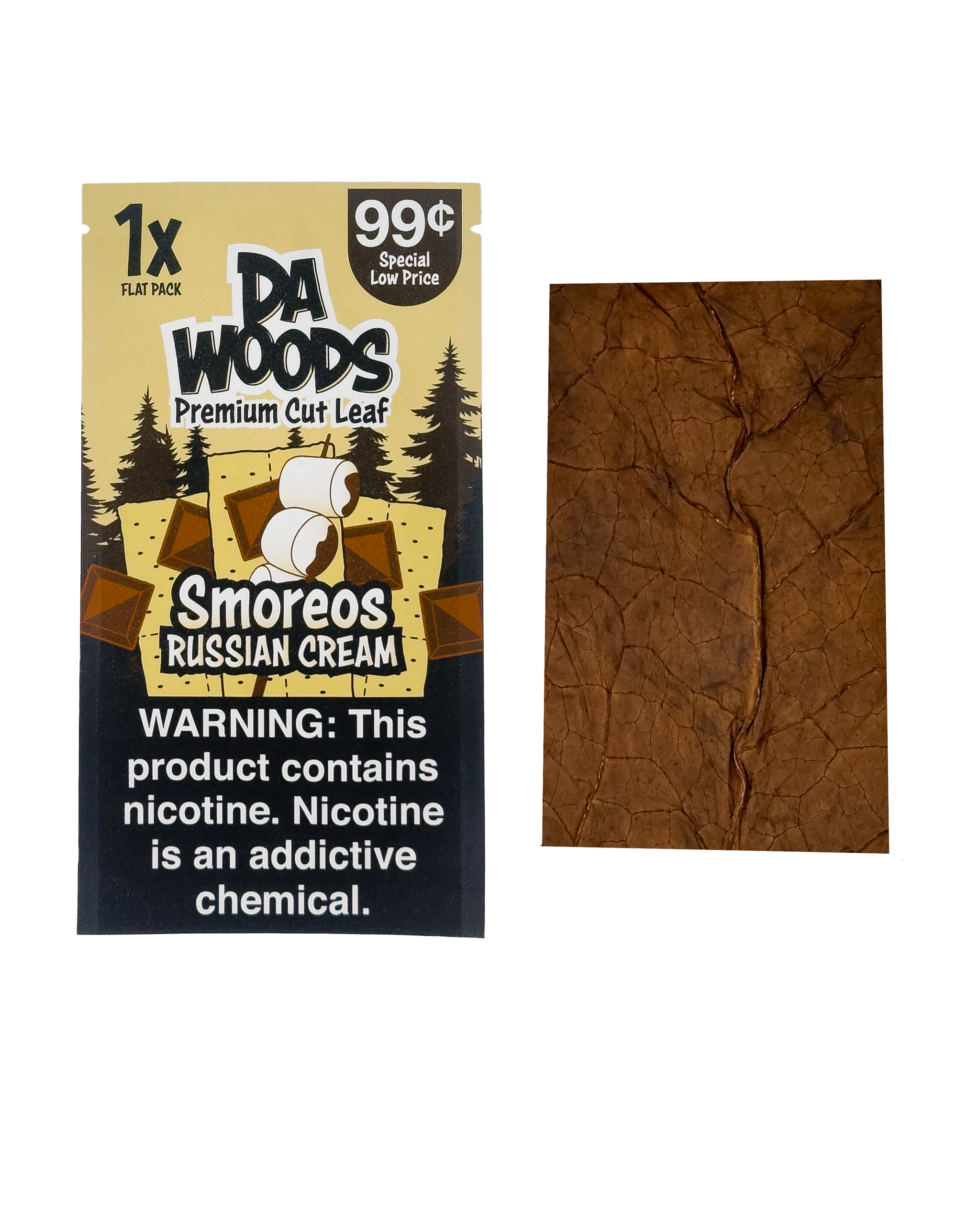 Smores Russian Cream – Da Woods Pre-Cut Loose Leaf