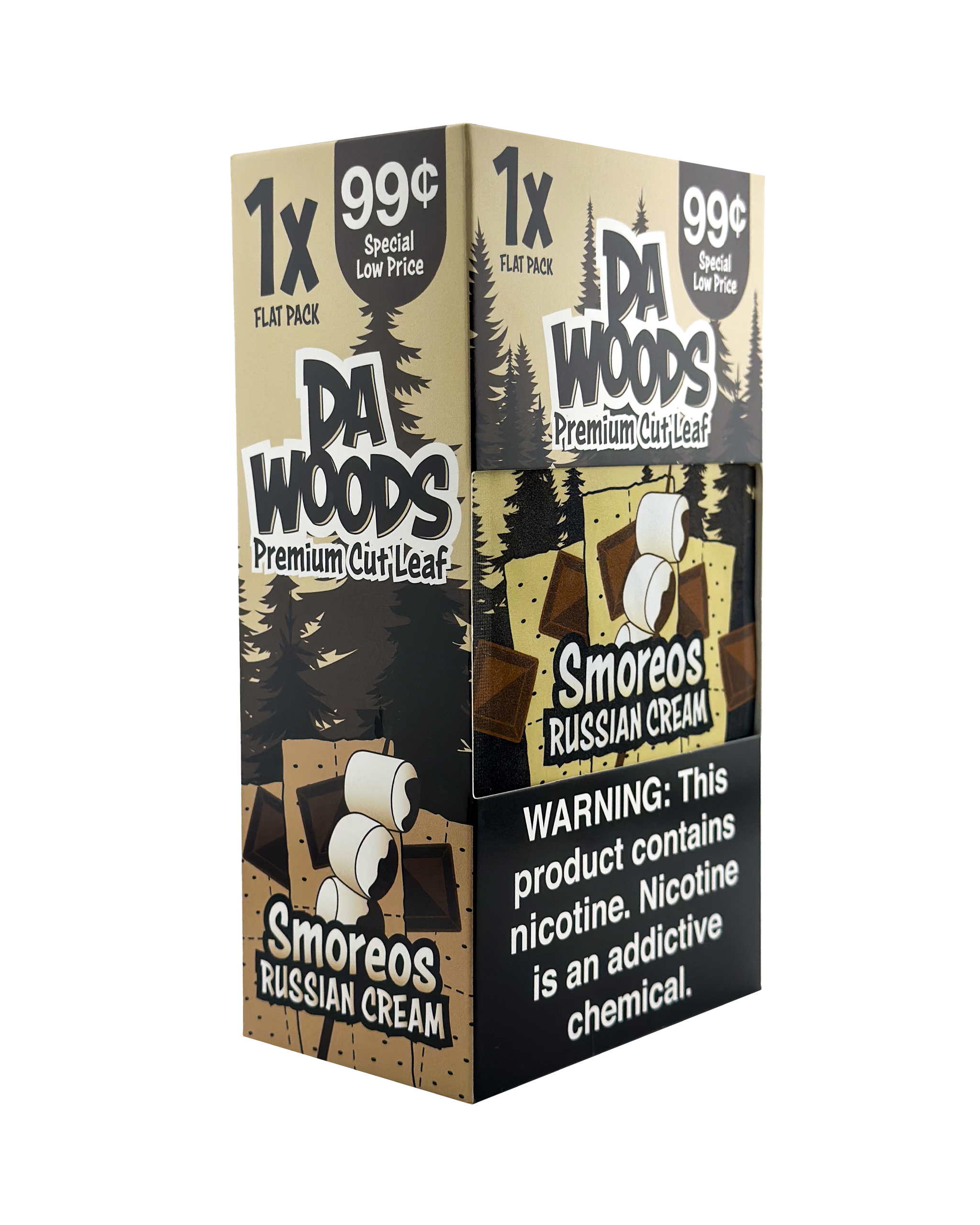 Smores Russian Cream – Da Woods Pre-Cut Loose Leaf