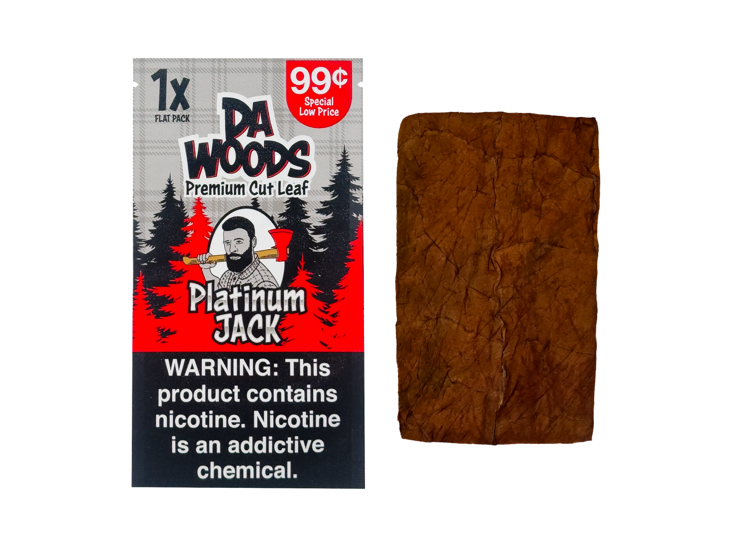 Da Woods Platinum Jack Pre Cut Loose Leaf