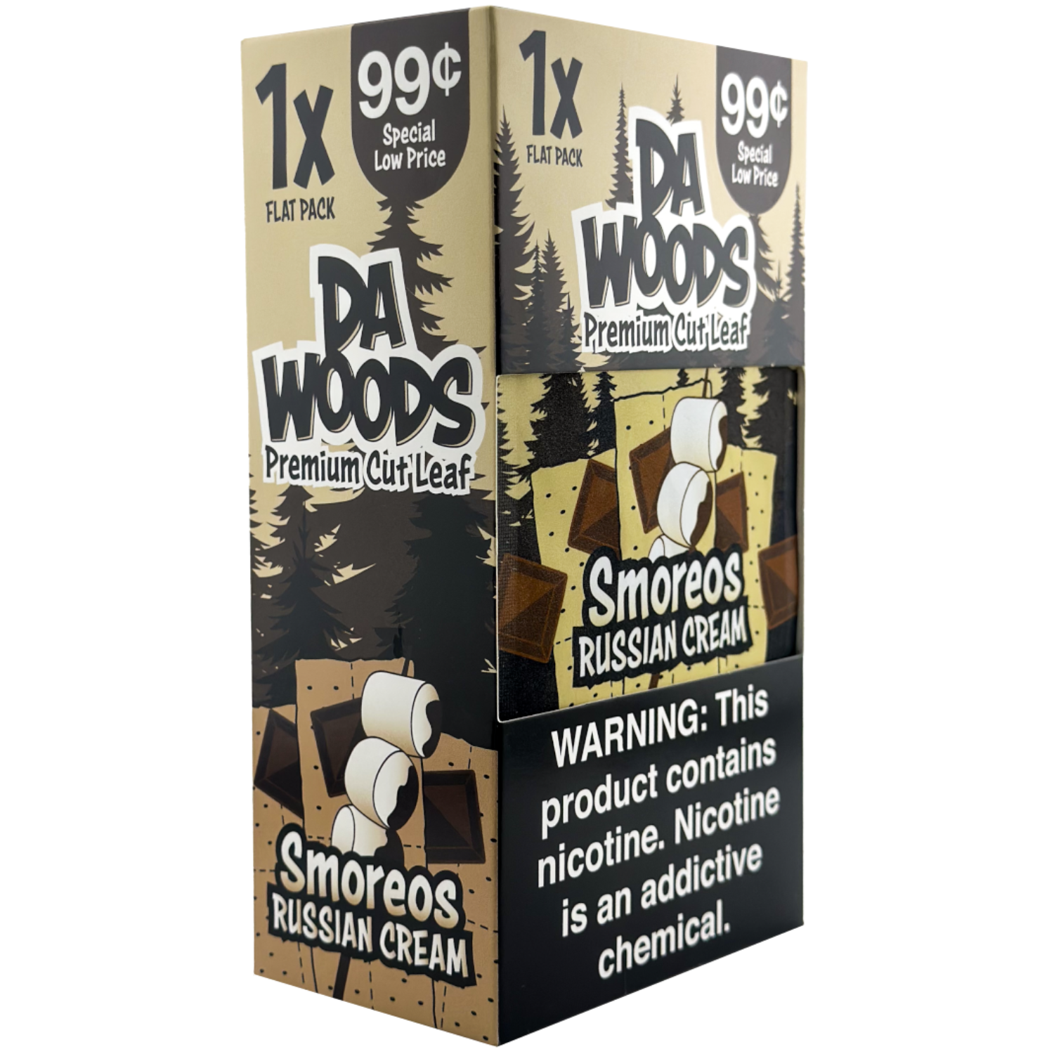 Da Woods Pre-Cut Loose Leaf – Smores Russian Cream