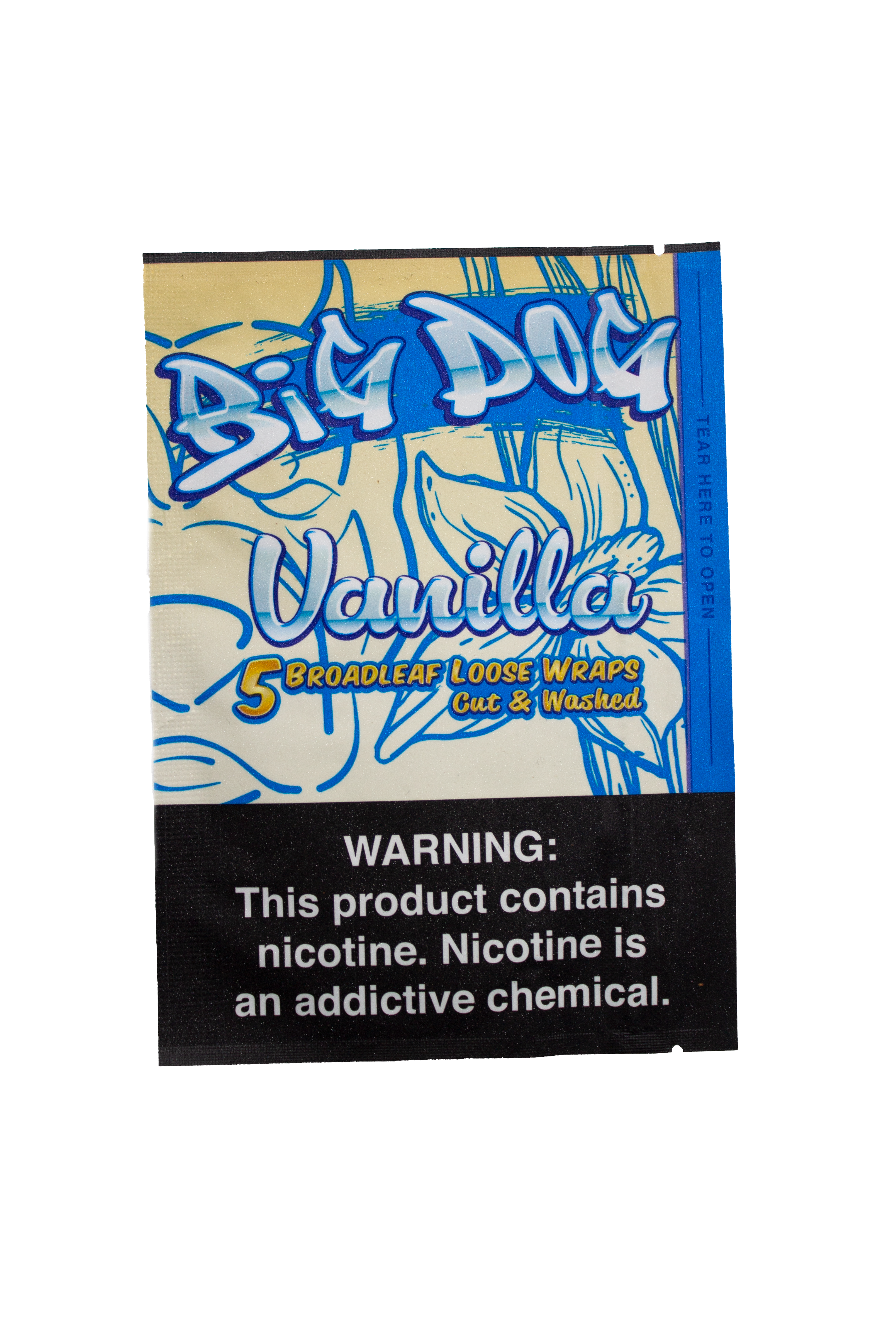 Vanilla Big Dog 5X Pre Cut Loose Leaf