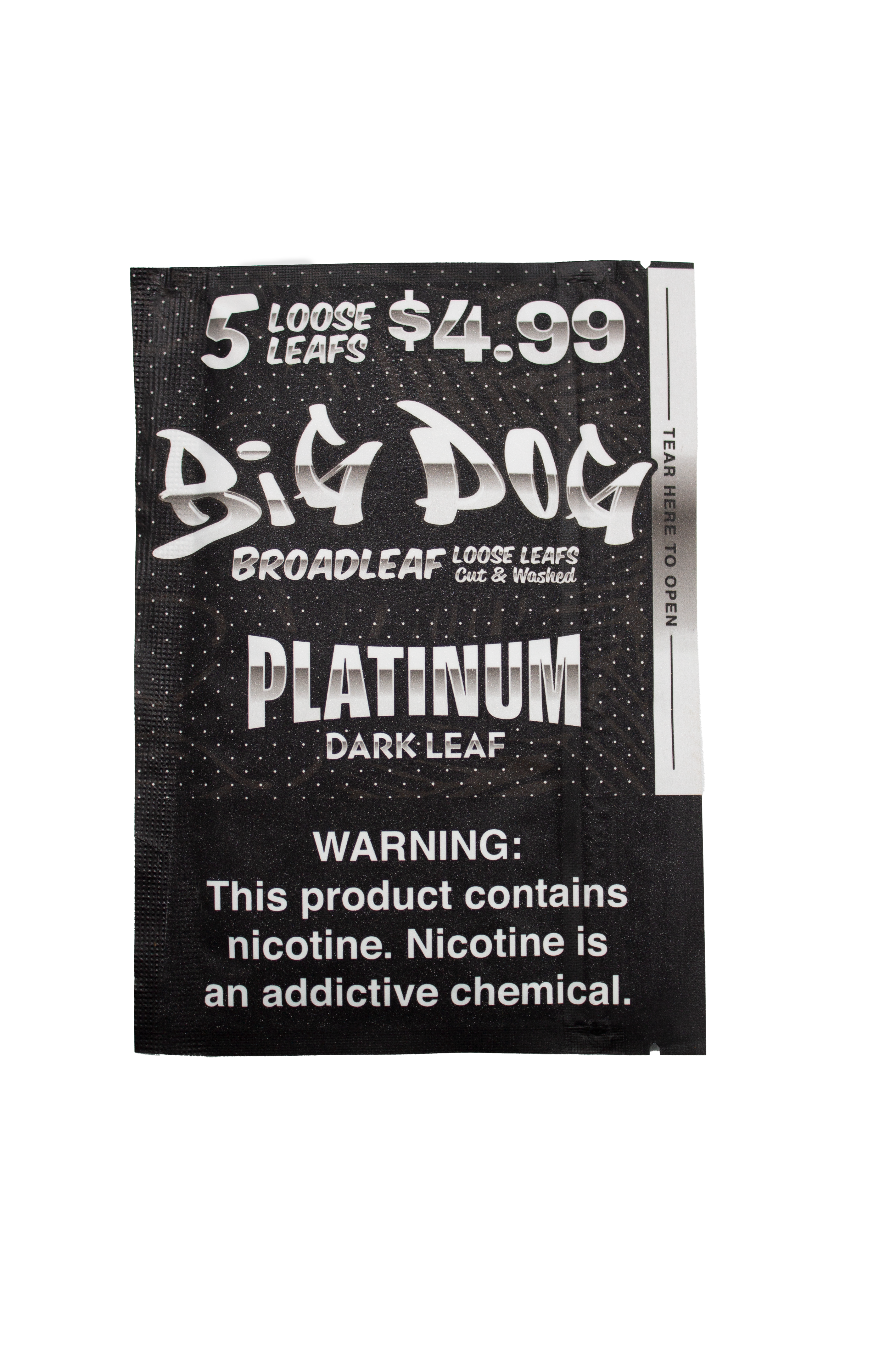 Platinum Leaf Big Dog 5X Pre Cut Loose Leaf
